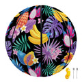 Tropical Palm And Hawaiian Fruits Print Basketball