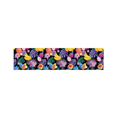 Tropical Palm And Hawaiian Fruits Print Bed Runner