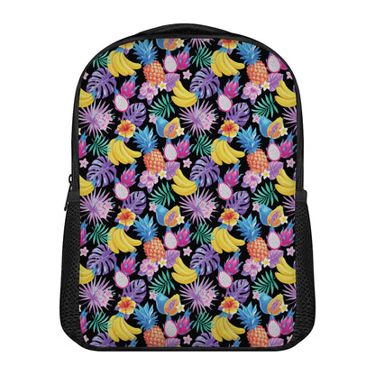 Tropical Palm And Hawaiian Fruits Print Casual Backpack
