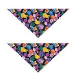 Tropical Palm And Hawaiian Fruits Print Dog Bandana