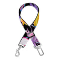 Tropical Palm And Hawaiian Fruits Print Dog Seat Belt
