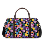 Tropical Palm And Hawaiian Fruits Print Duffle Bag