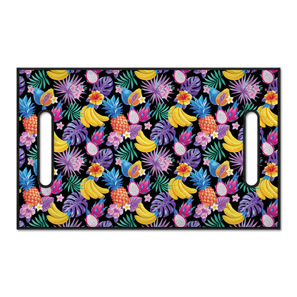 Tropical Palm And Hawaiian Fruits Print Golf Cart Seat Cover