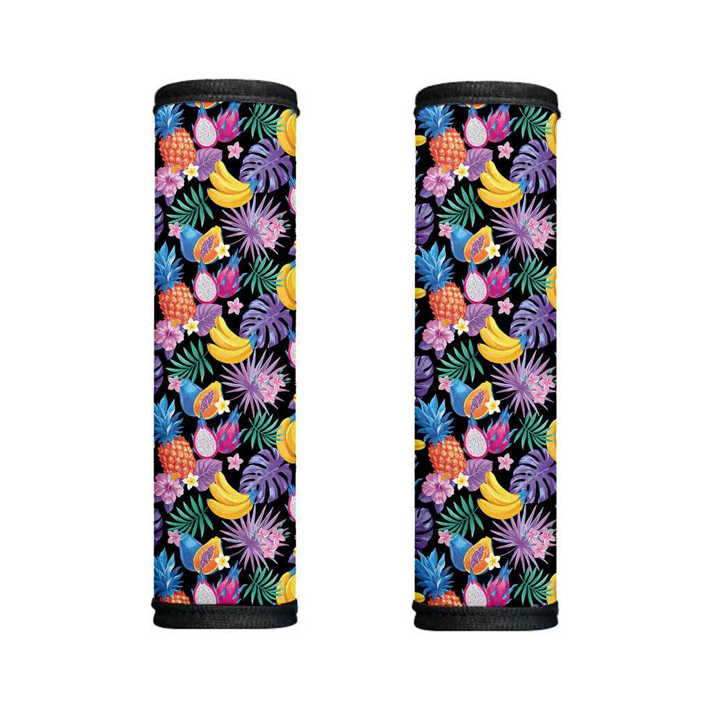 Tropical Palm And Hawaiian Fruits Print Handle Covers