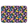 Tropical Palm And Hawaiian Fruits Print Indoor Door Mat