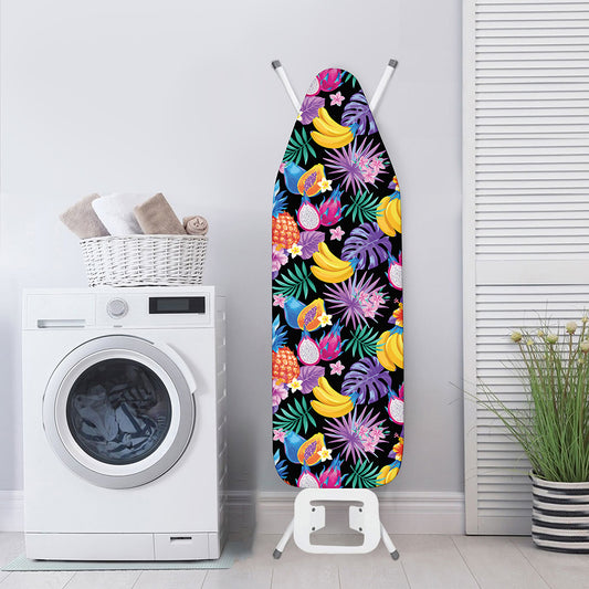 Tropical Palm And Hawaiian Fruits Print Ironing Board Cover