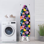 Tropical Palm And Hawaiian Fruits Print Ironing Board Cover