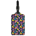 Tropical Palm And Hawaiian Fruits Print Luggage Tag