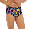 Tropical Palm And Hawaiian Fruits Print Men's Briefs