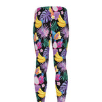 Tropical Palm And Hawaiian Fruits Print Men's leggings