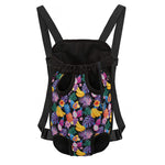 Tropical Palm And Hawaiian Fruits Print Pet Carrier Backpack