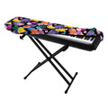 Tropical Palm And Hawaiian Fruits Print Piano Keyboard Cover