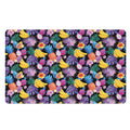 Tropical Palm And Hawaiian Fruits Print Polyester Doormat