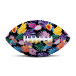 Tropical Palm And Hawaiian Fruits Print Rugby Ball