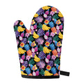 Tropical Palm And Hawaiian Fruits Print Single Oven Mitt