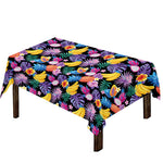 Tropical Palm And Hawaiian Fruits Print Tablecloth
