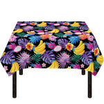 Tropical Palm And Hawaiian Fruits Print Tablecloth