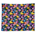 Tropical Palm And Hawaiian Fruits Print Tapestry