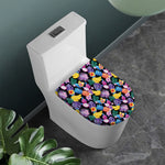 Tropical Palm And Hawaiian Fruits Print Toilet Lid Cover