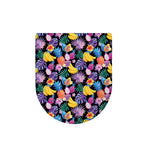 Tropical Palm And Hawaiian Fruits Print Toilet Lid Cover