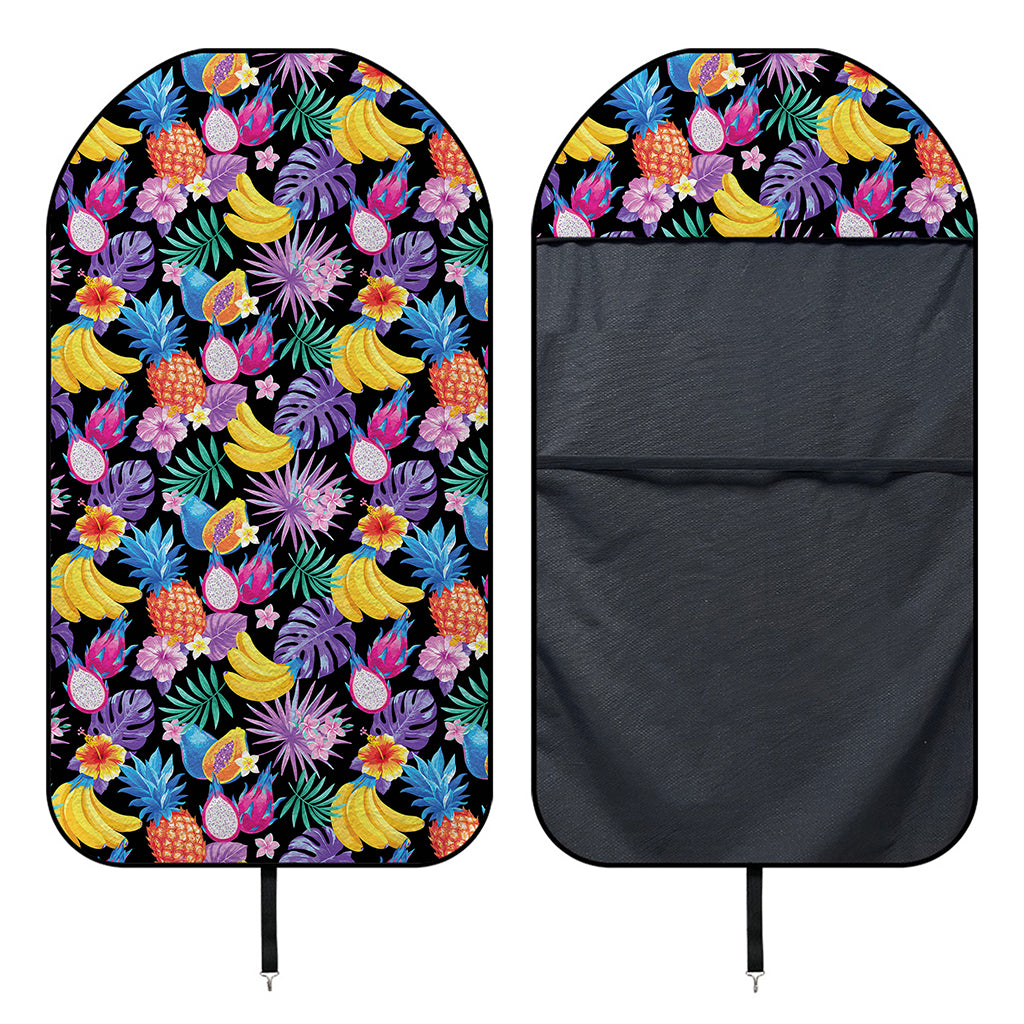 Tropical Palm And Hawaiian Fruits Print Waterproof Car Seat Cover