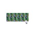 Tropical Palm And Hibiscus Print Extended Mouse Pad