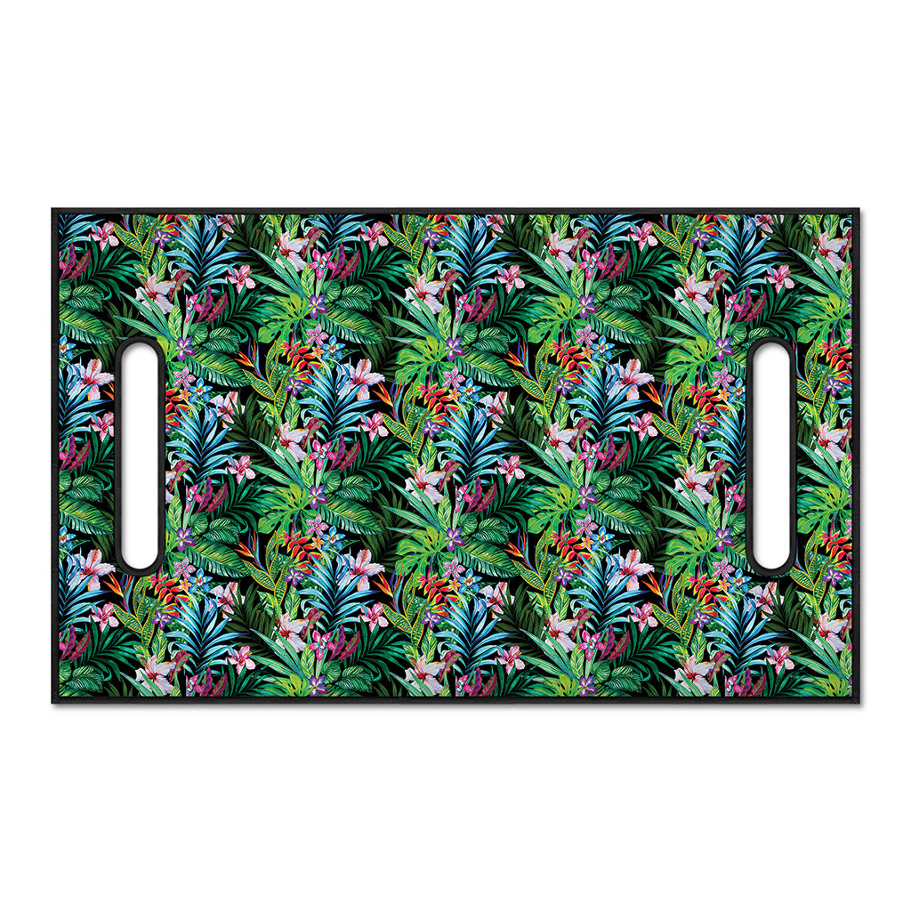 Tropical Palm And Hibiscus Print Golf Cart Seat Cover