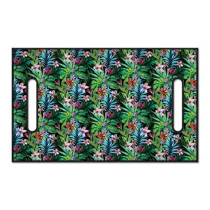 Tropical Palm And Hibiscus Print Golf Cart Seat Cover