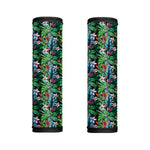 Tropical Palm And Hibiscus Print Handle Covers