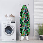 Tropical Palm And Hibiscus Print Ironing Board Cover