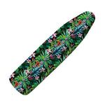 Tropical Palm And Hibiscus Print Ironing Board Cover