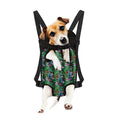 Tropical Palm And Hibiscus Print Pet Carrier Backpack