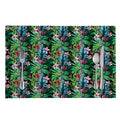 Tropical Palm And Hibiscus Print Placemat