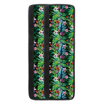 Tropical Palm And Hibiscus Print Refrigerator Handle Covers