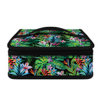 Tropical Palm And Hibiscus Print Small Lunch Bag