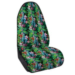 Tropical Palm And Hibiscus Print Waterproof Car Seat Cover