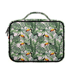 Tropical Palm Leaf And Toucan Print Briefcase Bible Bag