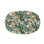 Tropical Palm Leaf And Toucan Print Car Side Mirror Covers