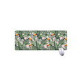 Tropical Palm Leaf And Toucan Print Extended Mouse Pad
