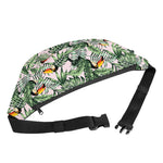 Tropical Palm Leaf And Toucan Print Fanny Pack
