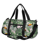 Tropical Palm Leaf And Toucan Print Gym Bag