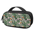 Tropical Palm Leaf And Toucan Print Portable Cooler Travel Case