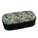 Tropical Palm Leaf And Toucan Print Insulin Cooler Travel Case