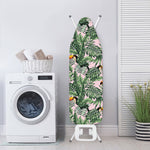 Tropical Palm Leaf And Toucan Print Ironing Board Cover