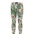 Tropical Palm Leaf And Toucan Print Men's Leggings
