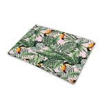 Tropical Palm Leaf And Toucan Print Pet Cooling Mat Cover