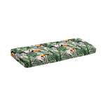 Tropical Palm Leaf And Toucan Print Piano Keyboard Cover