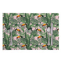 Tropical Palm Leaf And Toucan Print Placemat