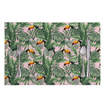 Tropical Palm Leaf And Toucan Print Placemat