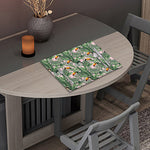 Tropical Palm Leaf And Toucan Print Placemat